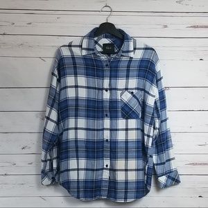 Rails Blue Plaid Jackson Top